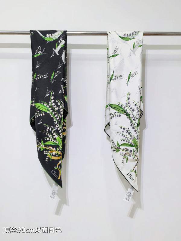 Dior silk scarf 90X90cm E070757